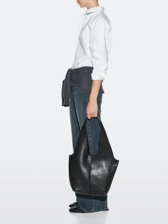 Sac fourre-tout en cuir nappa