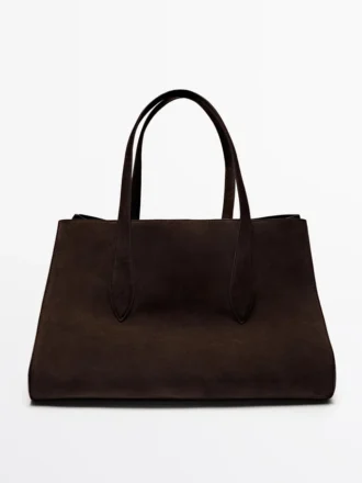 Sac fourre-tout Maxi Md Icon en cuir refendu