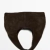 Sac à main moyen en cuir refendu Sac à main moyen en cuir refendu