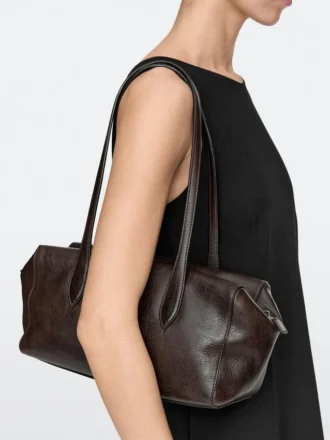 Sacoche en cuir nappa