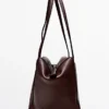 Sacoche en cuir nappa