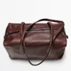 Sacoche en cuir nappa