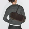 Sacoche en cuir refendu Sacoche en cuir refendu