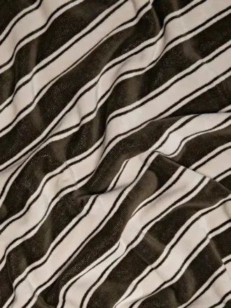 Serviette en coton rayée