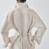 Surchemise 100 % lin en maille gaufrée