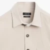 Surchemise en coton avec détails de poches Surchemise en coton avec détails de poches