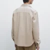 Surchemise en coton avec détails de poches Surchemise en coton avec détails de poches