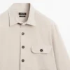 Surchemise en coton avec détails de poches Surchemise en coton avec détails de poches