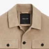 Surchemise en cuir suédé Surchemise en cuir suédé