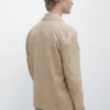 Surchemise en cuir suédé Surchemise en cuir suédé
