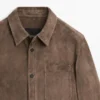 Surchemise en cuir suédé Surchemise en cuir suédé
