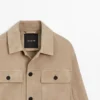 Surchemise en cuir suédé Surchemise en cuir suédé