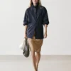 Surchemise en mélange de coton avec poche