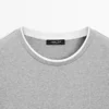 T-shirt 100 % coton avec détail contrasté T-shirt 100 % coton avec détail contrasté