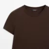 T-shirt 100 % coton avec détail de couture T-shirt 100 % coton avec détail de couture