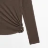 T-shirt à col entonnoir T-shirt à col entonnoir