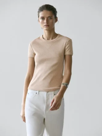 T-shirt en coton à manches courtes