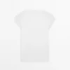 T-shirt en coton à manches courtes raglan T-shirt en coton à manches courtes raglan