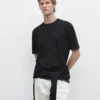 T-shirt en coton tricoté