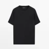 T-shirt en coton tricoté
