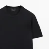 T-shirt en coton tricoté