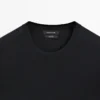 T-shirt en coton tricoté