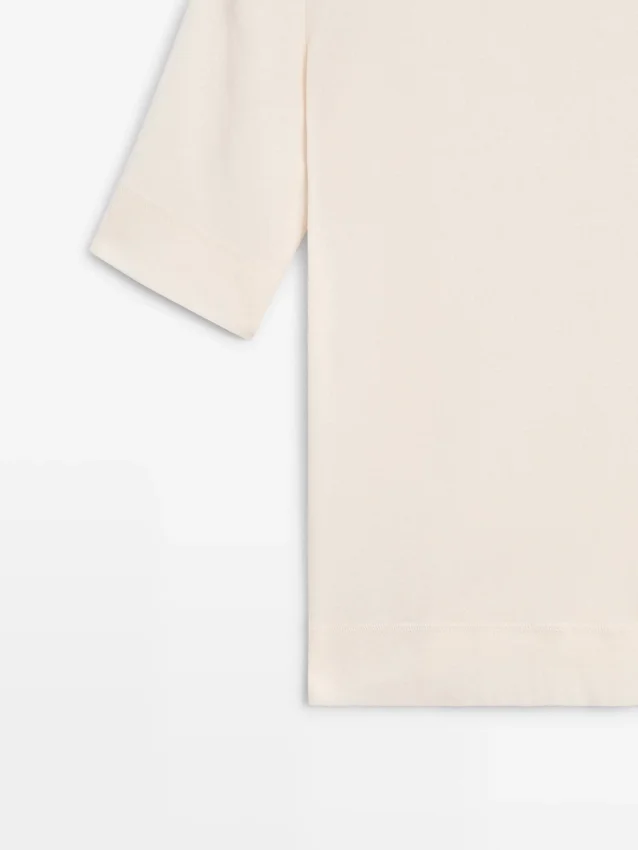 T-shirt en mélange de coton T-shirt en mélange de coton