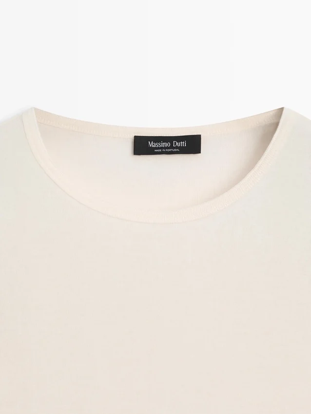T-shirt en mélange de coton T-shirt en mélange de coton
