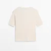 T-shirt en mélange de coton T-shirt en mélange de coton