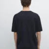 T-shirt en tricot mélangé laine