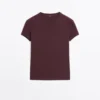 T-shirt à manches courtes 100 % coton T-shirt à manches courtes 100 % coton