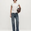 T-shirt à manches courtes 100 % coton mercerisé