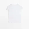 T-shirt à manches courtes 100 % coton mercerisé