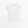 T-shirt à manches courtes 100 % coton mercerisé
