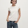 T-shirt à manches courtes 100 % coton mercerisé