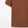 T-shirt à manches courtes en mélange de coton T-shirt à manches courtes en mélange de coton