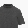 T-shirt à manches courtes en mélange de coton