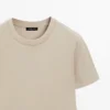 T-shirt à manches courtes en mélange de coton T-shirt à manches courtes en mélange de coton