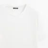 T-shirt à manches courtes en mélange de lin T-shirt à manches courtes en mélange de lin