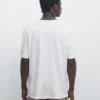 T-shirt à manches courtes en mélange de lin T-shirt à manches courtes en mélange de lin