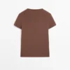 T-shirt à manches courtes en mélange de lyocell