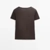 T-shirt à manches courtes et double finition T-shirt à manches courtes et double finition