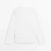 T-shirt à manches longues 100 % coton T-shirt à manches longues 100 % coton