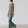 T-shirt oversize à manches longues rayé T-shirt oversize à manches longues rayé