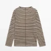 T-shirt oversize à manches longues rayé T-shirt oversize à manches longues rayé
