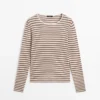T-shirt rayé 100 % coton T-shirt rayé 100 % coton