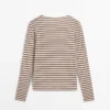 T-shirt rayé 100 % coton T-shirt rayé 100 % coton