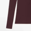 T-shirt semi-transparent 100 % coton avec col