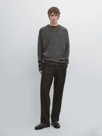 Total Look Pantalon en mélange de laine