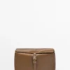 Trousse de toilette de voyage en cuir nappa